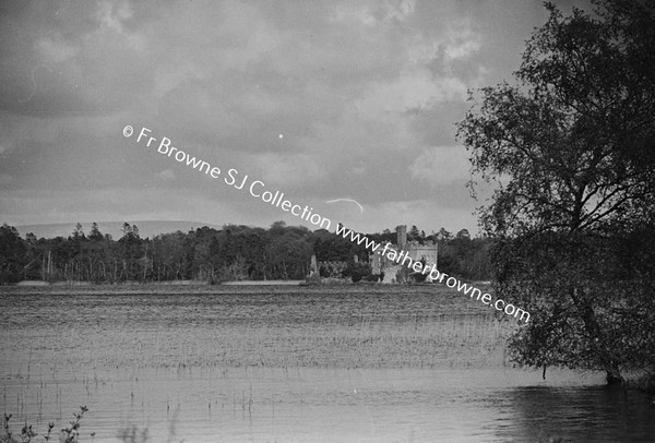 ROCKINGHAM HOUSE   MC DERMOTS CASTLE FROM ISLAND